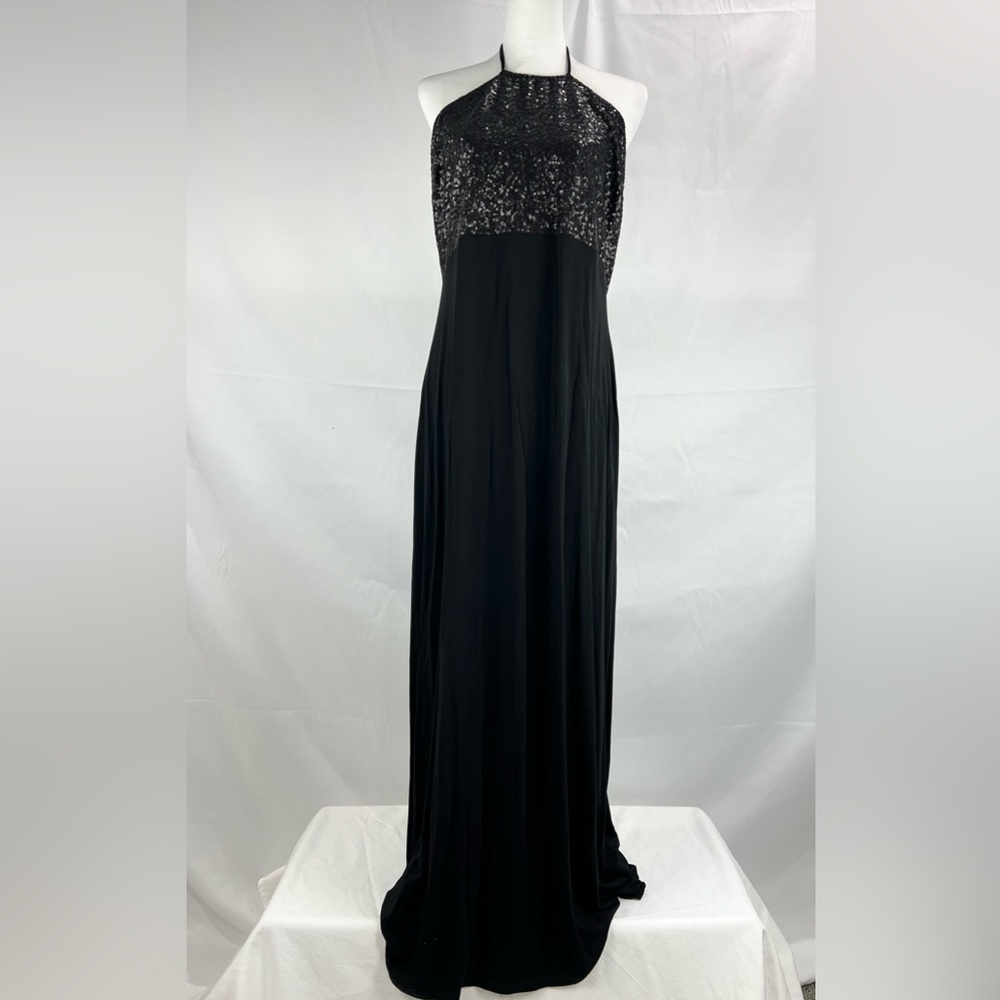 Tommy Bahama Sequin Halter Maxi Dress